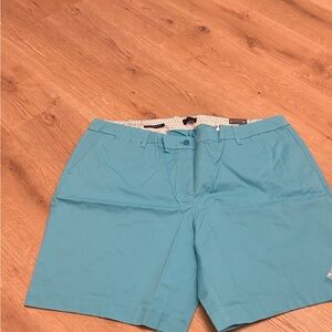 Talbots Women's High Waist Blue Shorts